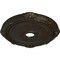 Ekena Millwork Heaton Ceiling Medallion (Fits Canopies up to 6 1/2"), 27 1/2"OD x 3 7/8"ID x 2 1/4"P, Stone Hearth CM27HESHF - alternate 4